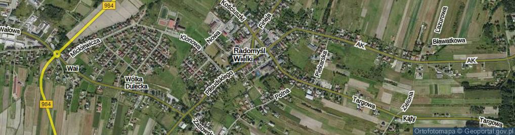 Zdjęcie satelitarne Ogrodowa ul.